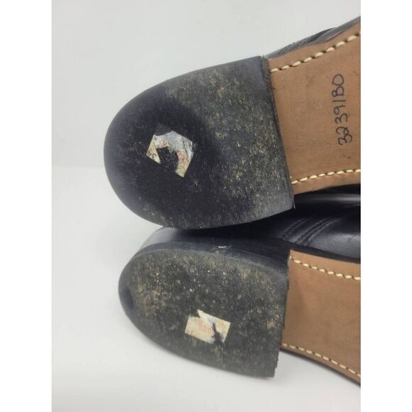 Laredo womens 9 Keltie Vintage Western Boots Lace Up Black Leather - Picture 9 of 9